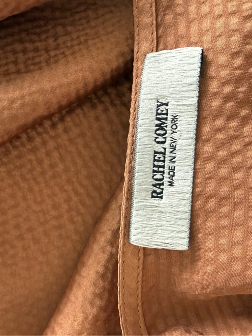 Rachel Comey Hammered Silk Granger Dress in Desert - Picture 3 of 5